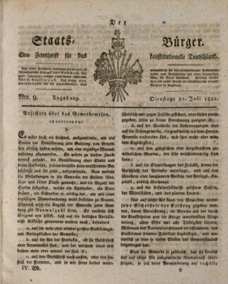 Der Staats-Bürger Dienstag 31. Juli 1821