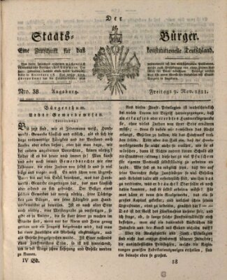 Der Staats-Bürger Freitag 9. November 1821