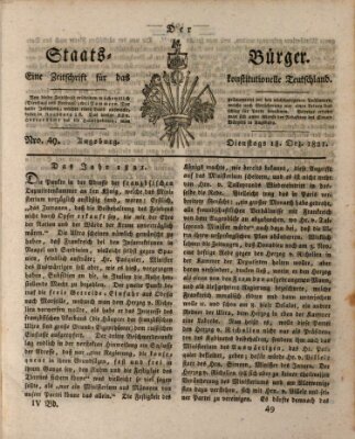 Der Staats-Bürger Dienstag 18. Dezember 1821