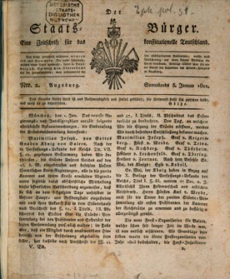 Der Staats-Bürger Samstag 5. Januar 1822