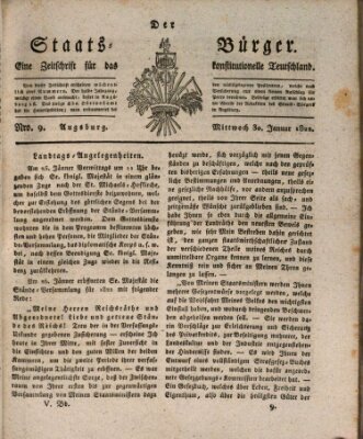 Der Staats-Bürger Mittwoch 30. Januar 1822