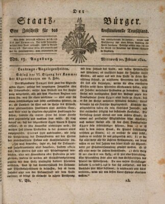 Der Staats-Bürger Mittwoch 20. Februar 1822