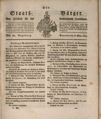 Der Staats-Bürger Samstag 16. März 1822