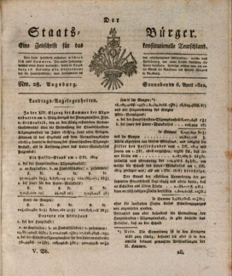 Der Staats-Bürger Samstag 6. April 1822