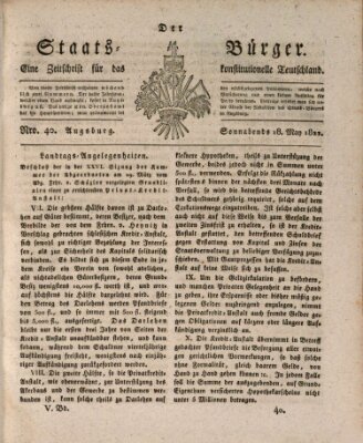 Der Staats-Bürger Samstag 18. Mai 1822