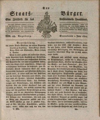 Der Staats-Bürger Samstag 1. Juni 1822