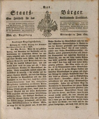 Der Staats-Bürger Mittwoch 12. Juni 1822