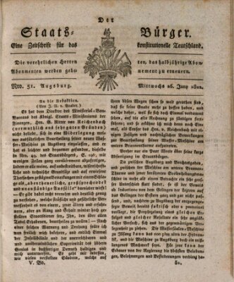 Der Staats-Bürger Mittwoch 26. Juni 1822