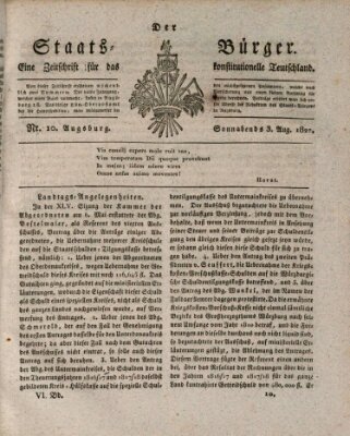 Der Staats-Bürger Samstag 3. August 1822