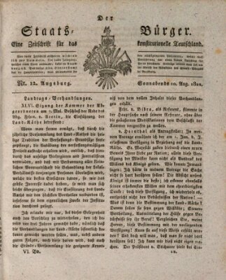 Der Staats-Bürger Samstag 10. August 1822