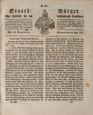 Der Staats-Bürger Samstag 24. August 1822