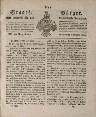 Der Staats-Bürger Mittwoch 2. Oktober 1822