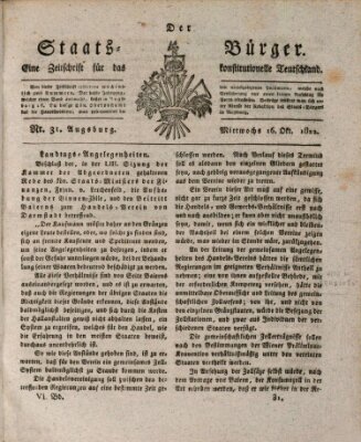 Der Staats-Bürger Mittwoch 16. Oktober 1822