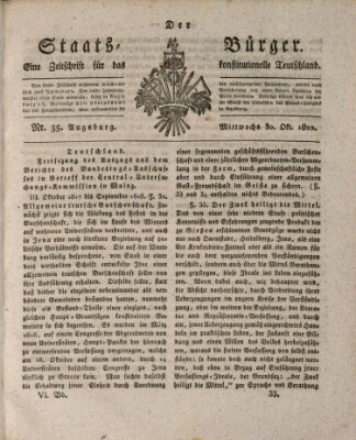 Der Staats-Bürger Mittwoch 30. Oktober 1822