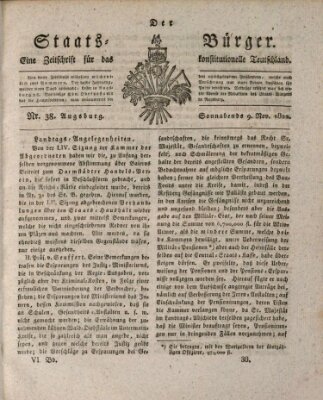 Der Staats-Bürger Samstag 9. November 1822