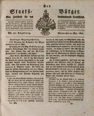 Der Staats-Bürger Mittwoch 20. November 1822