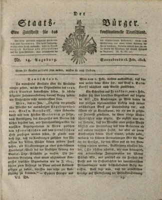 Der Staats-Bürger Samstag 15. Februar 1823