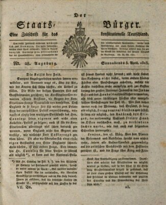 Der Staats-Bürger Samstag 5. April 1823