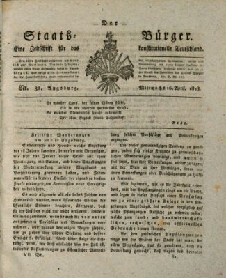 Der Staats-Bürger Mittwoch 16. April 1823