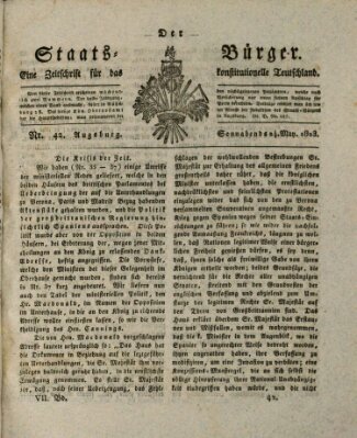 Der Staats-Bürger Samstag 24. Mai 1823