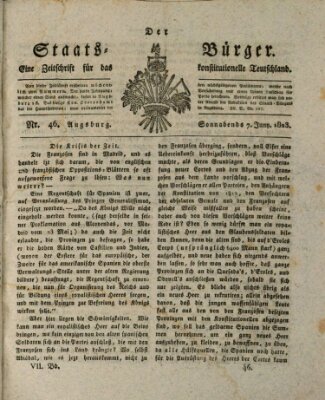 Der Staats-Bürger Samstag 7. Juni 1823