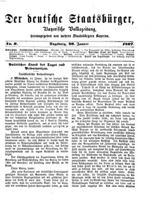 Der deutsche Staatsbürger Mittwoch 30. Januar 1867