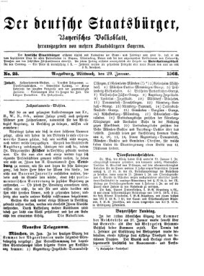 Der deutsche Staatsbürger Mittwoch 29. Januar 1868