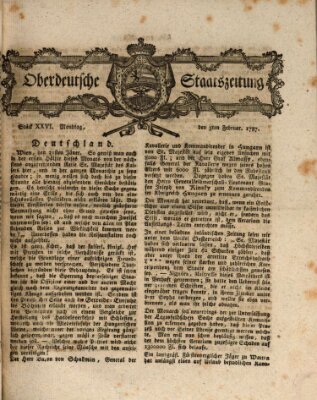 Oberdeutsche Staatszeitung Montag 5. Februar 1787