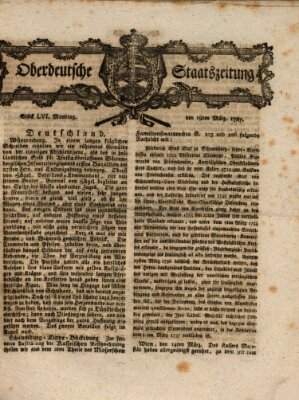 Oberdeutsche Staatszeitung Montag 19. März 1787