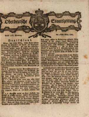 Oberdeutsche Staatszeitung Montag 26. März 1787