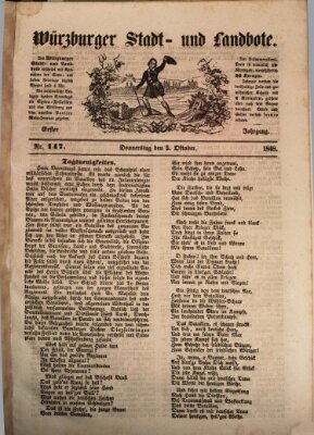 Würzburger Stadt- und Landbote Donnerstag 5. Oktober 1848