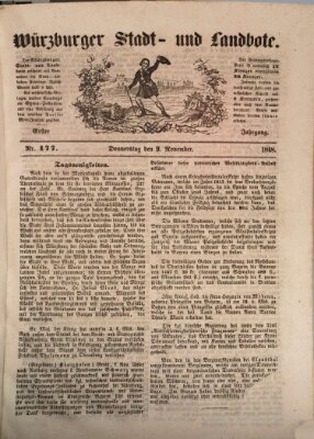 Würzburger Stadt- und Landbote Donnerstag 9. November 1848