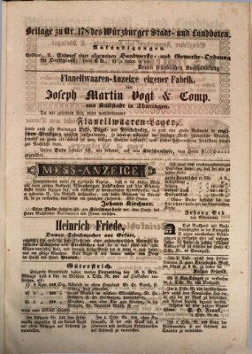 Würzburger Stadt- und Landbote Freitag 10. November 1848