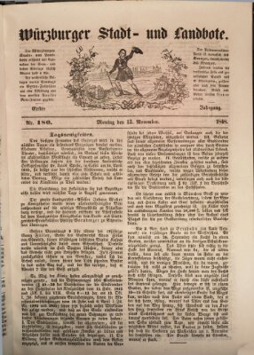 Würzburger Stadt- und Landbote Montag 13. November 1848