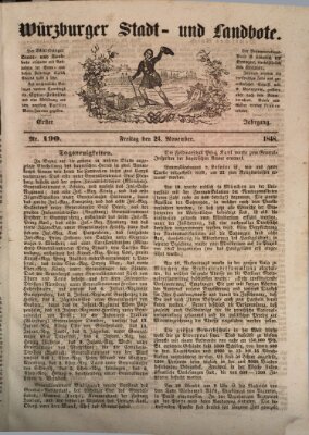 Würzburger Stadt- und Landbote Freitag 24. November 1848