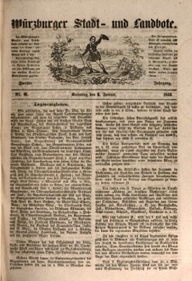 Würzburger Stadt- und Landbote Samstag 6. Januar 1849