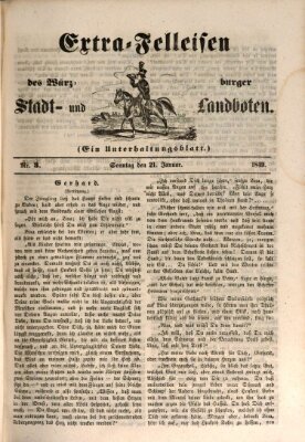 Würzburger Stadt- und Landbote Sonntag 21. Januar 1849