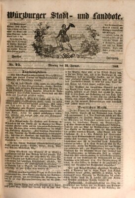 Würzburger Stadt- und Landbote Montag 29. Januar 1849