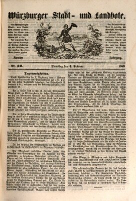 Würzburger Stadt- und Landbote Dienstag 6. Februar 1849