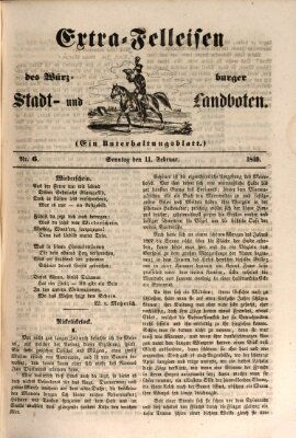 Würzburger Stadt- und Landbote Sonntag 11. Februar 1849