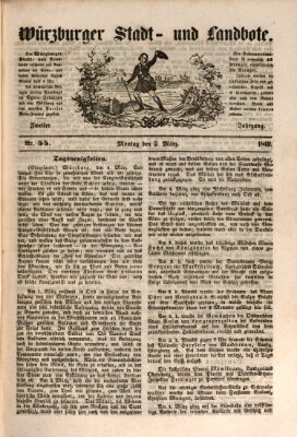 Würzburger Stadt- und Landbote Montag 5. März 1849