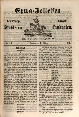 Würzburger Stadt- und Landbote Sonntag 18. März 1849