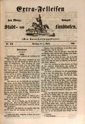 Würzburger Stadt- und Landbote Sonntag 1. April 1849