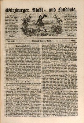 Würzburger Stadt- und Landbote Mittwoch 11. April 1849