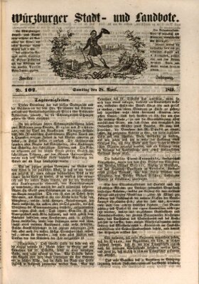 Würzburger Stadt- und Landbote Samstag 28. April 1849