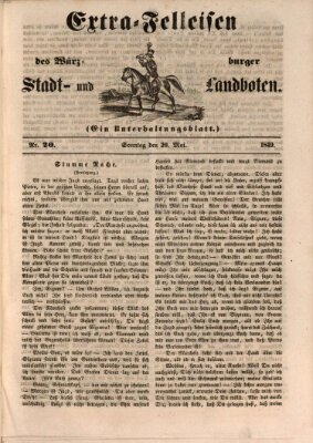 Würzburger Stadt- und Landbote Sonntag 20. Mai 1849