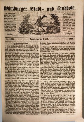 Würzburger Stadt- und Landbote Donnerstag 5. Juli 1849