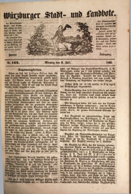 Würzburger Stadt- und Landbote Montag 9. Juli 1849