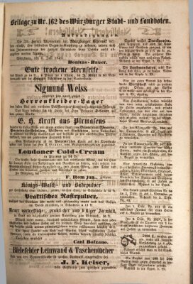 Würzburger Stadt- und Landbote Montag 9. Juli 1849