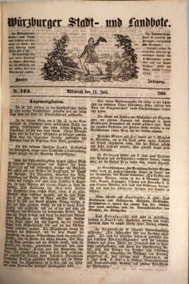 Würzburger Stadt- und Landbote Mittwoch 11. Juli 1849